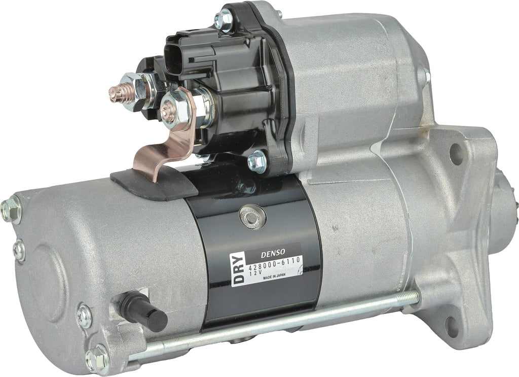 428000-6110 Denso New Denso Starter, 12V/13T ISB07 6.7L, Dodge Ram