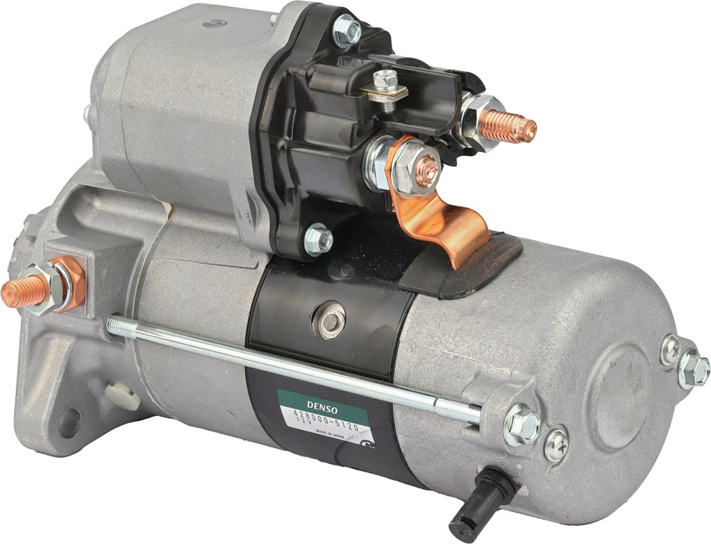 428000-5120 Denso New Denso Starter, 12V/11T  ISB07 6.7L, Bluebird